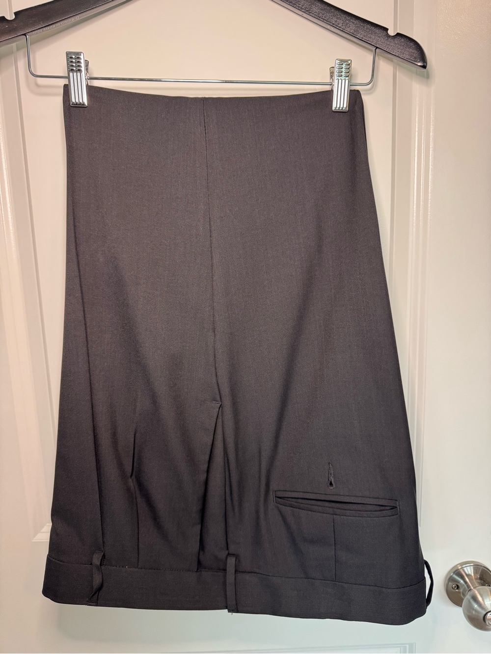 Haggar Men's Dark Gray Dress Pants